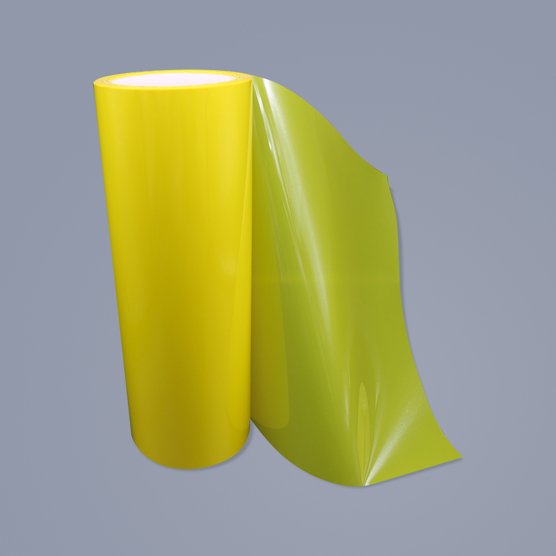 PET žltá uvoľňovacia fólia